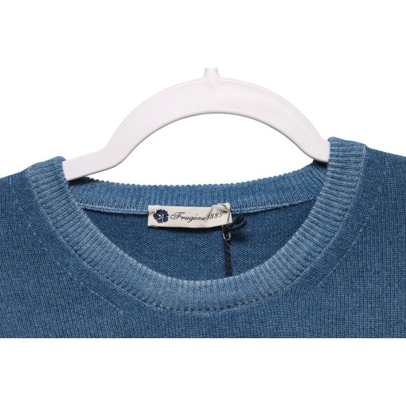NWT Frugone 1885 Men's 100% Cashmere Sweater Size 48 Medium Preppy Knit Italy - Picture 7 of 14